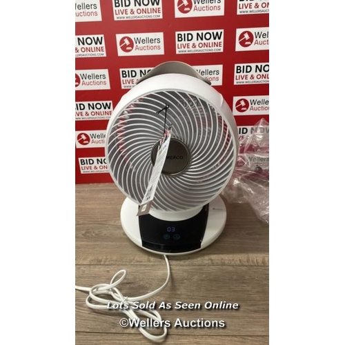 4479 - MEACO 1056 AIR CURCULATOR FAN / POWERS UP AND APPEARS FUNCTIONAL, APPEARS UNUSED, WITHOUT REMOTE