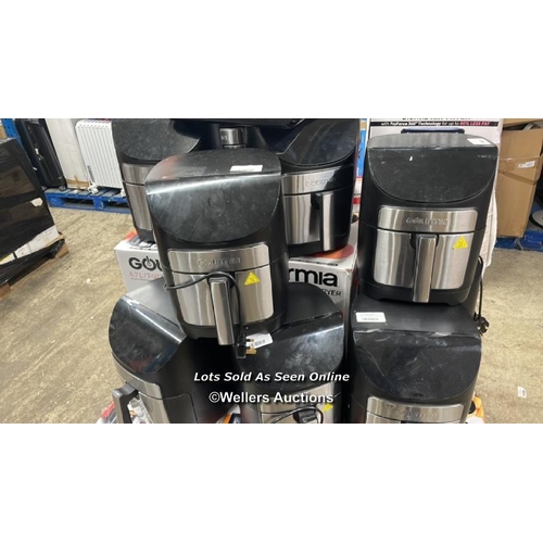 4508 - PALLET OF X28 AIR FRYERS INCL. X12 BOXED 6.7L, X3 BOXED 5.7L, X13 UNBOXED 6.7L, X1 SUR LA TABLE / AL... 