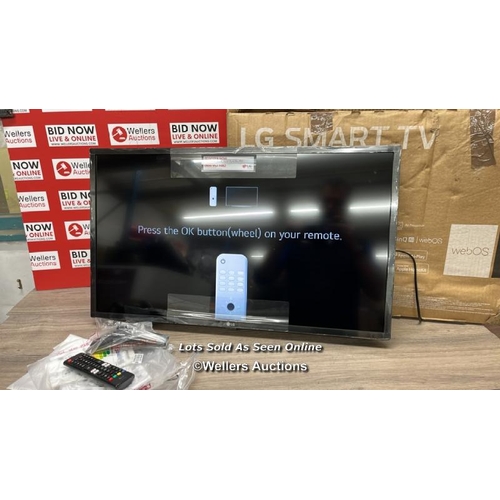 4510 - LG 32 LQ 63 SMART HD 32 INCH TV / NEW OPEN BOX / WITH REMOTE AND STAND