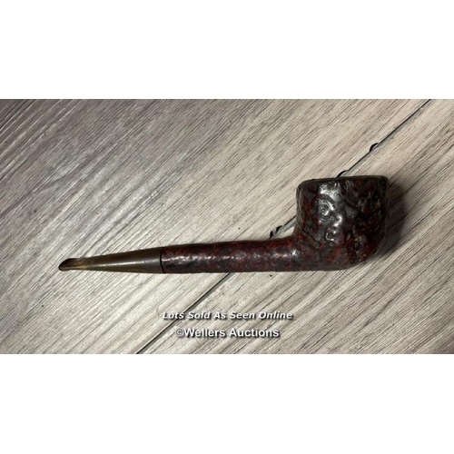 5006 - DUNHILL SHELL BRIAR PIPE VINTAGE TOBACCO SMOKING BLACK DOT