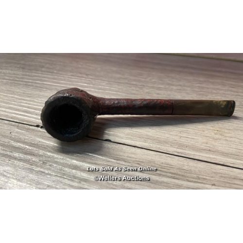 5006 - DUNHILL SHELL BRIAR PIPE VINTAGE TOBACCO SMOKING BLACK DOT