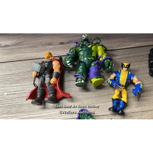 5028 - VENOMIZED HULK VENOM THOR THANOS WOLVERINE DISNEY STORE MARVEL TOY-BOX FIGURES