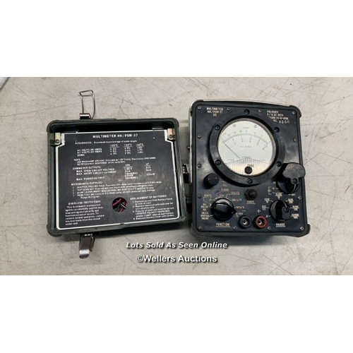 5114 - VINTAGE MILITARY AN / PSM - 37 MULTIMETER US USA AMERICAN