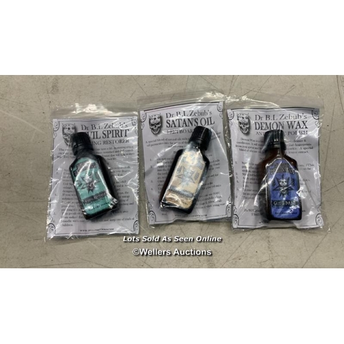 5134 - DR. B.L ZEBUB'S GUITAR CARE KIT - STRING CLEANER, LEMON OIL & POLISH BY HELLFIRE