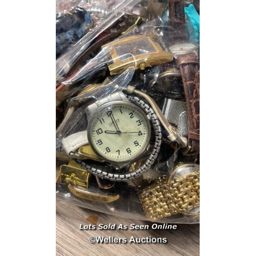 5137 - WATCHES JOBLOT SPARES OR REPAIR UNTESTED 50 WATCHES LOT3