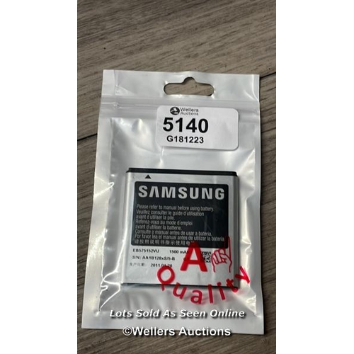 5140 - GENUINE SAMSUNG EB575152VU BATTERY FOR GALAXY S S1 GT-I9000 I9001