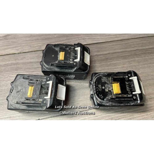 5177 - 3 * MAKITA 18V BATTERIES