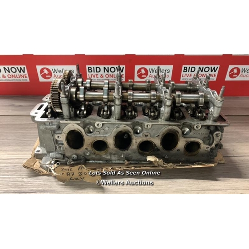 5185 - 2016 AUDI A7 3.0 TDI CZV. N/S LEFT CYLINDER HEAD   CAMSHAFTS 0593BP 49K