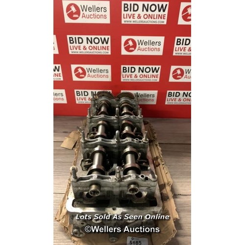 5185 - 2016 AUDI A7 3.0 TDI CZV. N/S LEFT CYLINDER HEAD   CAMSHAFTS 0593BP 49K