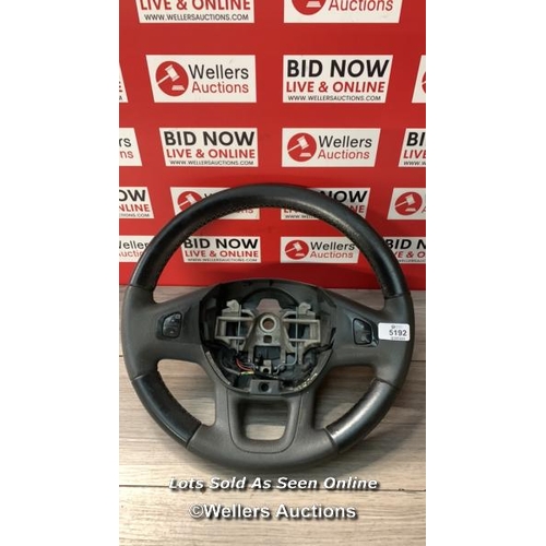 5192 - VAUXHALL VIVARO 2017 MK2 MULTIFUNCTION STEERING WHEEL