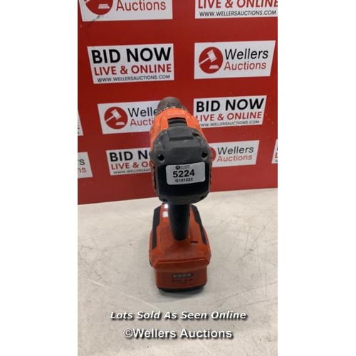 5224 - HILTI SF 6H A22 DRILL WITH BATTERY