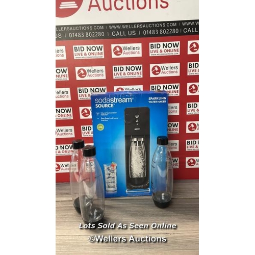 5242 - SODASTREAM SOURCE - BLACK   2 GAS BOTTLES   3 WATER BOTTLES