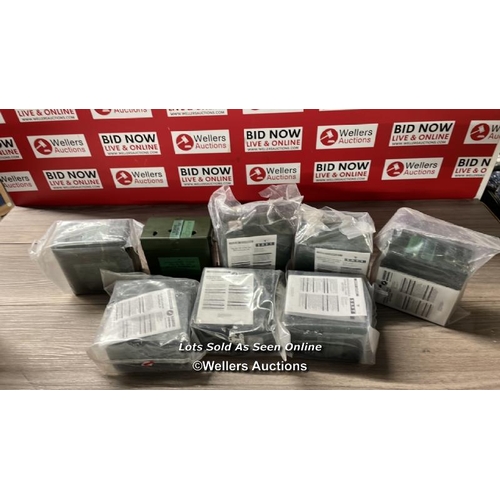 5263 - BRITISH ARMY ISSUE 8 X BRAND NEW PRC 350  CLANSMAN RADIO LITHIUM BATTERIES.