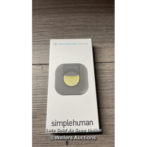 5269 - DEODORIZING KITCHEN BIN 'ODORSORB POD' STARTER PACK BY SIMPLEHUMAN