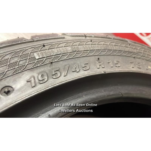 5283 - 195/45 R15 ACCELRA USED 4.5MM (R6287)