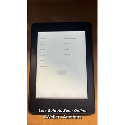 5457 - AMAZON KINDLE PAPERWHITE / DP75SDI / RESTORED TO FACTORY DEFAULTS