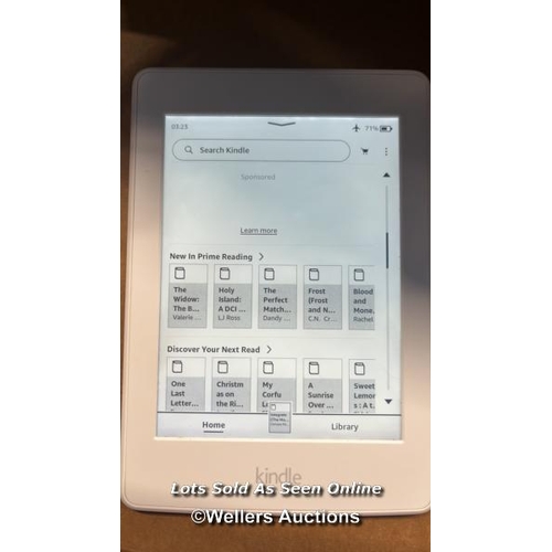 5462 - AMAZON KINDLE PAPERWHITE / DP75SDI / RESTORED TO FACTORY DEFAULTS