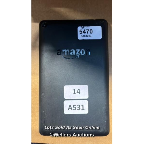 5470 - AMAZON FIRE HD 7 - 5TH GEN (2015) / SV98LN / RESTORED TO FACTORY DEFAULTS