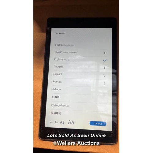 5471 - AMAZON FIRE HD 8 - 8TH GEN (2018) / L5S83A / RESTORED TO FACTORY DEFAULTS