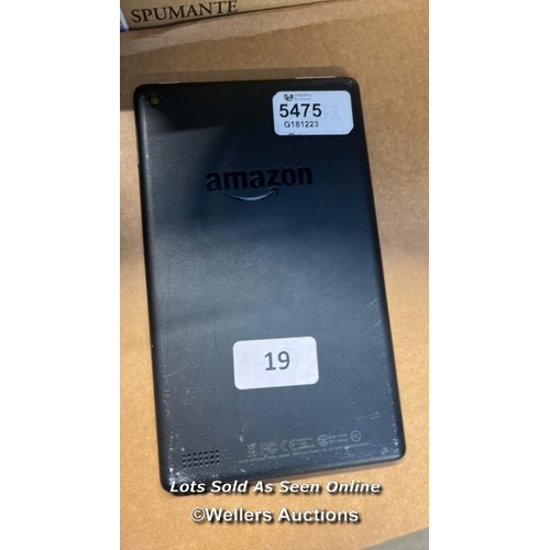 5475 - AMAZON FIRE - 7TH GEN (2017) / SR043KL / RESTORED TO FACTORY DEFAULTS