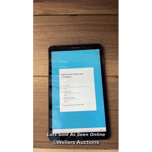 5499 - SAMSUNG GALAXY TAB A (2016) / GOOGLE ACCOUNT LOCKED / RESTORED TO FACTORY DEFAULTS