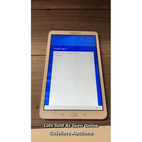 5500 - SAMSUNG GALAXY TAB A 10.1'' (2016) / 16GB / WI-FI / SM-T580 / SN: R52H90NEX0W / GOOGLE ACCOUNT LOCKE... 