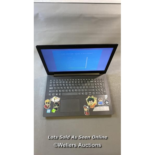 9501 - LENOVO IDEAPAD 320 / 8GB RAM / 128GB HD / I5-8250U @ 1.60GHZ / PROFESSIONALLY WIPED AND RELOADED WIT... 