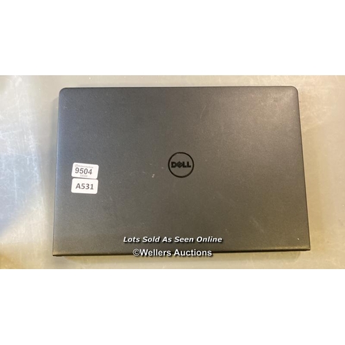 9504 - DELL INSPIRON 15 / 8GB RAM / 1TB HD / I3-7130U @ 2.70GHZ / ST: HT07FL2 / PROFESSIONALLY WIPED AND RE... 