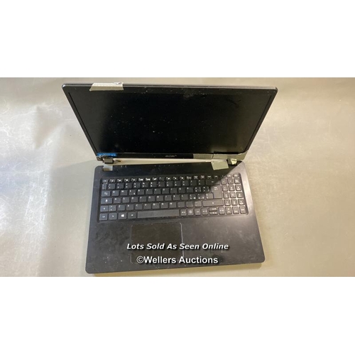 9506 - ACER LAPTOP / 4GB RAM / HD REMOVED - CHASSIS DAMAGED - FAULTY / T59