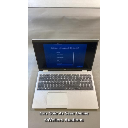 9510 - DELL LATITUDE 5520 / 8GB RAM / 256GB HD / I5-1135G7 @ 2.40GHZ / ST: 9FDYKG3 / PROFESSIONALLY WIPED A... 