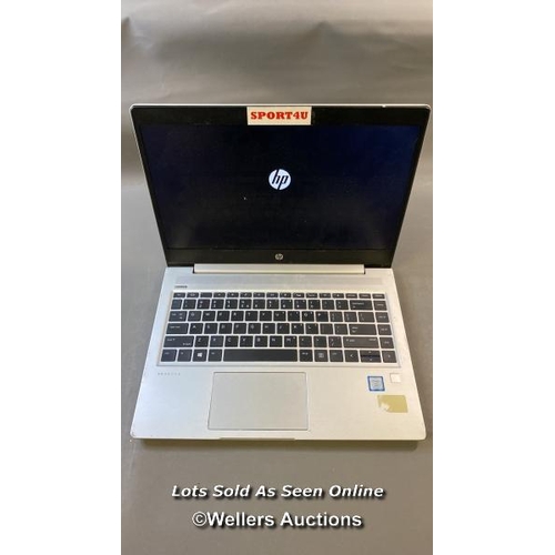 9516 - HP PROBOOK 440 G6 / 16GB RAM / 500GB HD / I7-8565U @ 1.80GHZ / SN: 5CD9351ZRL / PROFESSIONALLY WIPED... 