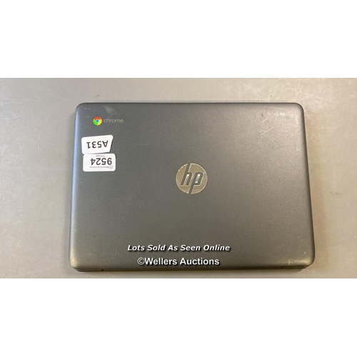 9524 - HP CHROMEBOOK / 11-V00LNA / SN: 8CGB361YSL / RESTORED TO FACTORY DEFUALTS