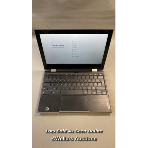 9526 - LENOVO CHROMEBOOK / 82CE / SN: PF1WB7W3 - TOUCH DISPLAY / RESTORED TO FACTORY DEFUALTS