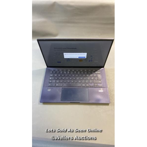 9527 - ASUS CHROMEBOOK - TOUCH DISPLAY / RESTORED TO FACTORY DEFUALTS