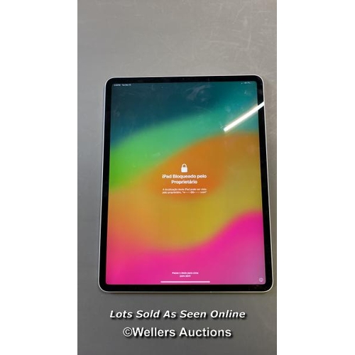 9538 - APPLE IPAD PRO 12.9'' (2020) / A2232 / 1TB / SERIAL: DMPC91CCNTHJ / I-CLOUD (ACTIVATION) LOCKED / RE... 