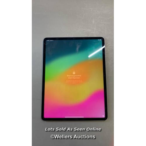 9540 - APPLE IPAD PRO 12.9'' (2021) / A2378 / 256GB / SERIAL: D3QD6NKGDM / I-CLOUD (ACTIVATION) LOCKED / RE... 