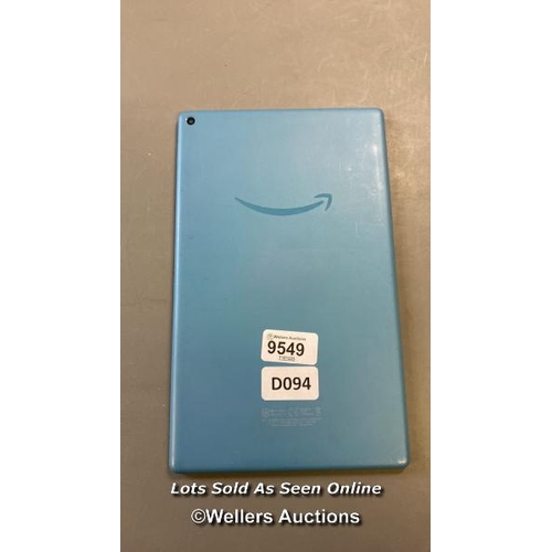 9549 - AMAZON FIRE 7 HD 10 / M2V3R5 / RESTORED TO FACTORY DEFUALTS