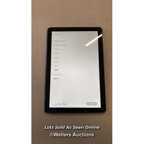 9551 - AMAZON FIRE HD 10 10.1'' (2021) / T76N2B / RESTORED TO FACTORY DEFUALTS