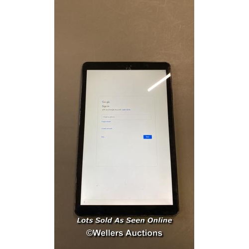 9556 - SAMSUNG GALAXY TAB A 10.5'' (2018) / 32GB / WI-FI / SM-T590 / SN: R52M10Z2M0D / GOOGLE ACCOUNT UNLOC... 