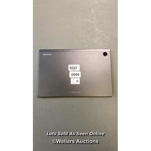 9557 - SAMSUNG GALAXY TAB A8 10.5'' (2021) / 32GB / WI-FI / SM-X200 / SN: R9YT10JCJMX / GOOGLE ACCOUNT UNLO... 