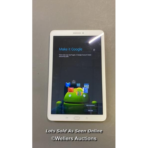 9559 - SAMSUNG GALAXY TAB E 9.6'' / WI-FI / SM-T560 / SN: R52J60123AF / GOOGLE ACCOUNT UNLOCKED / RESTORED ... 