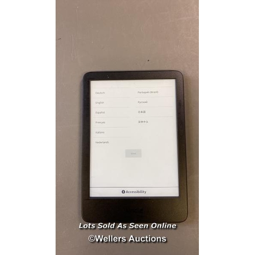 9566 - AMAZON KINDLE - 11TH GENERATION (2022) / C2V2L3 / RESTORED TO FACTORY DEFUALTS