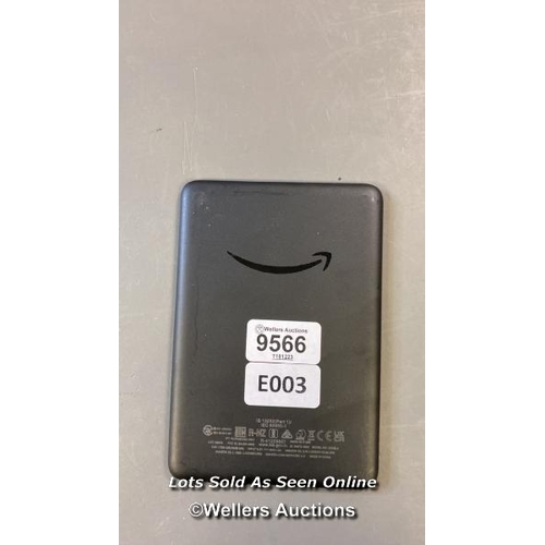 9566 - AMAZON KINDLE - 11TH GENERATION (2022) / C2V2L3 / RESTORED TO FACTORY DEFUALTS