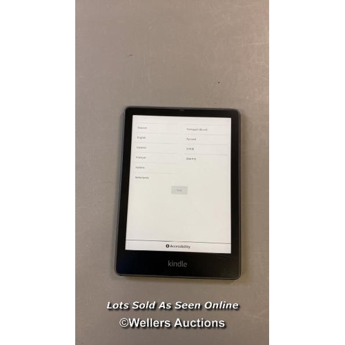 9567 - AMAZON KINDLE PAPERWHITE / 11TH GENERATION (2021) / M2L4EK / RESTORED TO FACTORY DEFAULTS