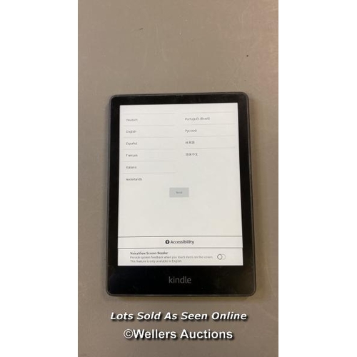 9569 - AMAZON KINDLE PAPERWHITE / 11TH GEN / M2L3EK / RESTORED TO FACTORY DEFAULTS