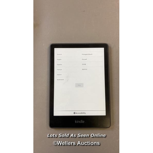 9570 - AMAZON KINDLE PAPERWHITE / 11TH GEN / M2L3EK / RESTORED TO FACTORY DEFAULTS