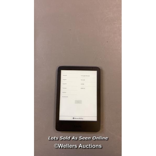 9571 - AMAZON KINDLE / 11TH GENERATION (2022) / C2V2L3 / RESTORED TO FACTORY DEFAULTS