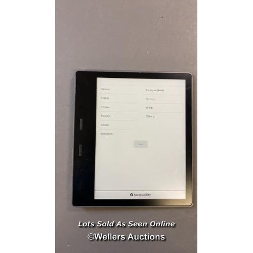 9575 - AMAZON KINDLE OASIS / 9TH GEN / S8IN4O / RESTORED TO FACTORY DEFAULTS