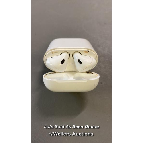 9618 - APPLE AIRPODS / A1602  / SERIAL: FXYX37XJH8TT - BLUETOOTH CONNECTION TESTED