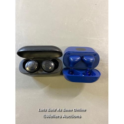 9651 - X2 EARBUDS INCL. JLAB GO AIR POP - BLUETOOTH CONNECTION NOT TESTED